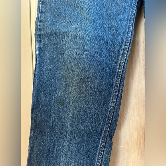 VINTAGE ORANGE TAB 509 LEVIS men's denim jeans 34'' 34'' made in USA zip fly - Picture 3 of 16